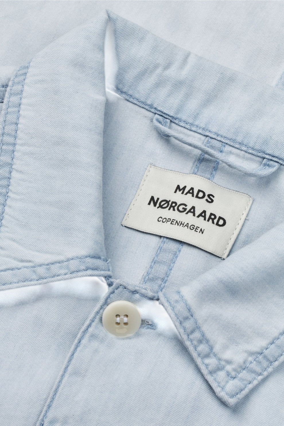 Mads Nørgaard W Air Denim Cammie Jacket Sunbleached Blue