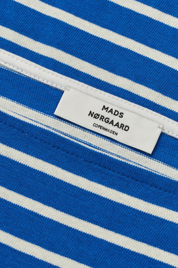 Mads Nørgaard W Pablo Gabi Tee LS Vanilla Ice Bright Cobalt