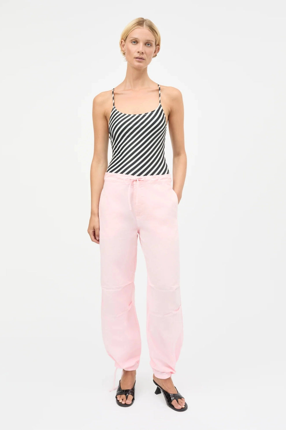 Mads Nørgaard W Dyed Weave Carmen Pants Icy pink