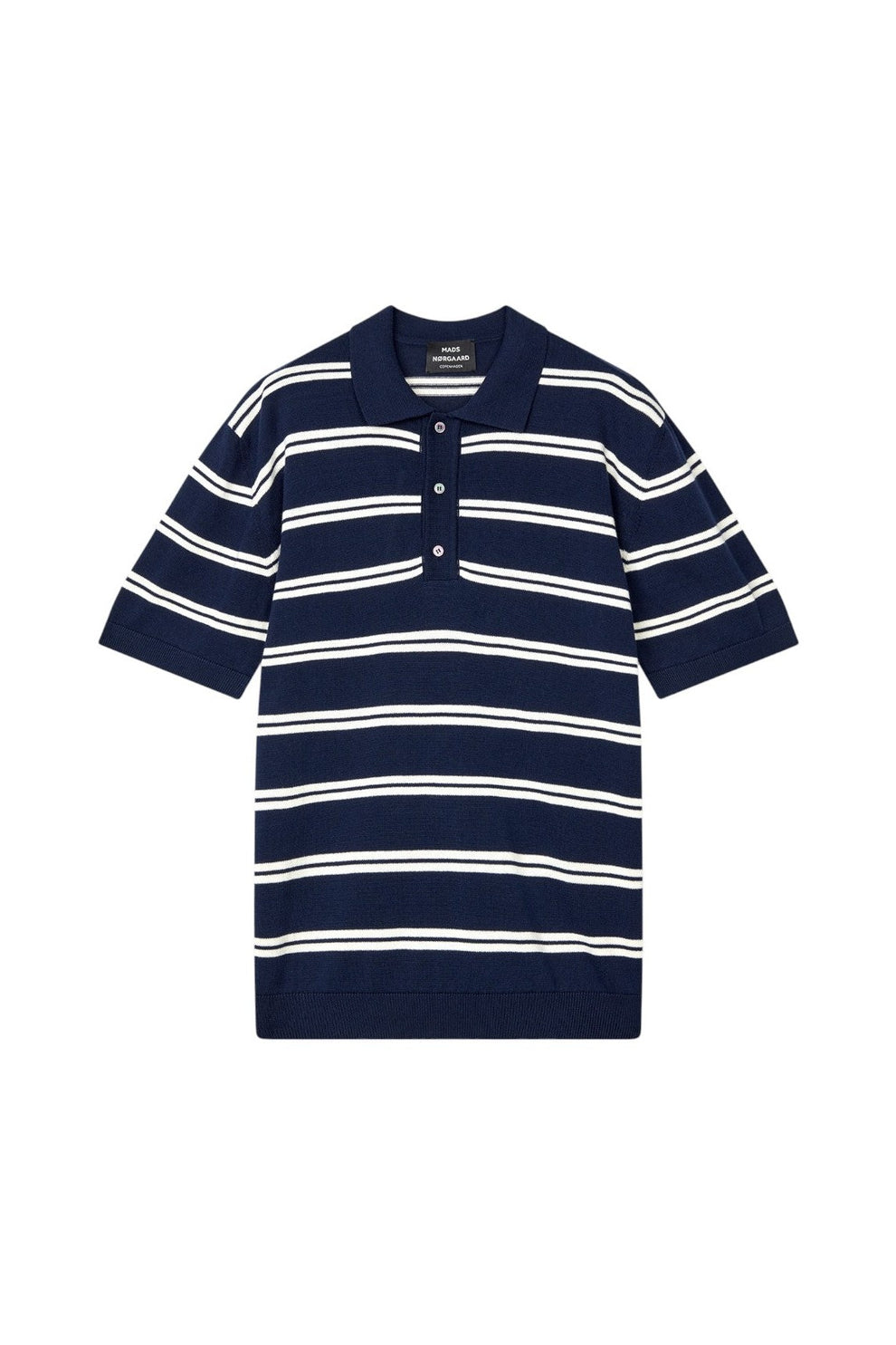 Mads Nørgaard M Tight Cotton Tristan Knit Sky Captain Vanilla Ice