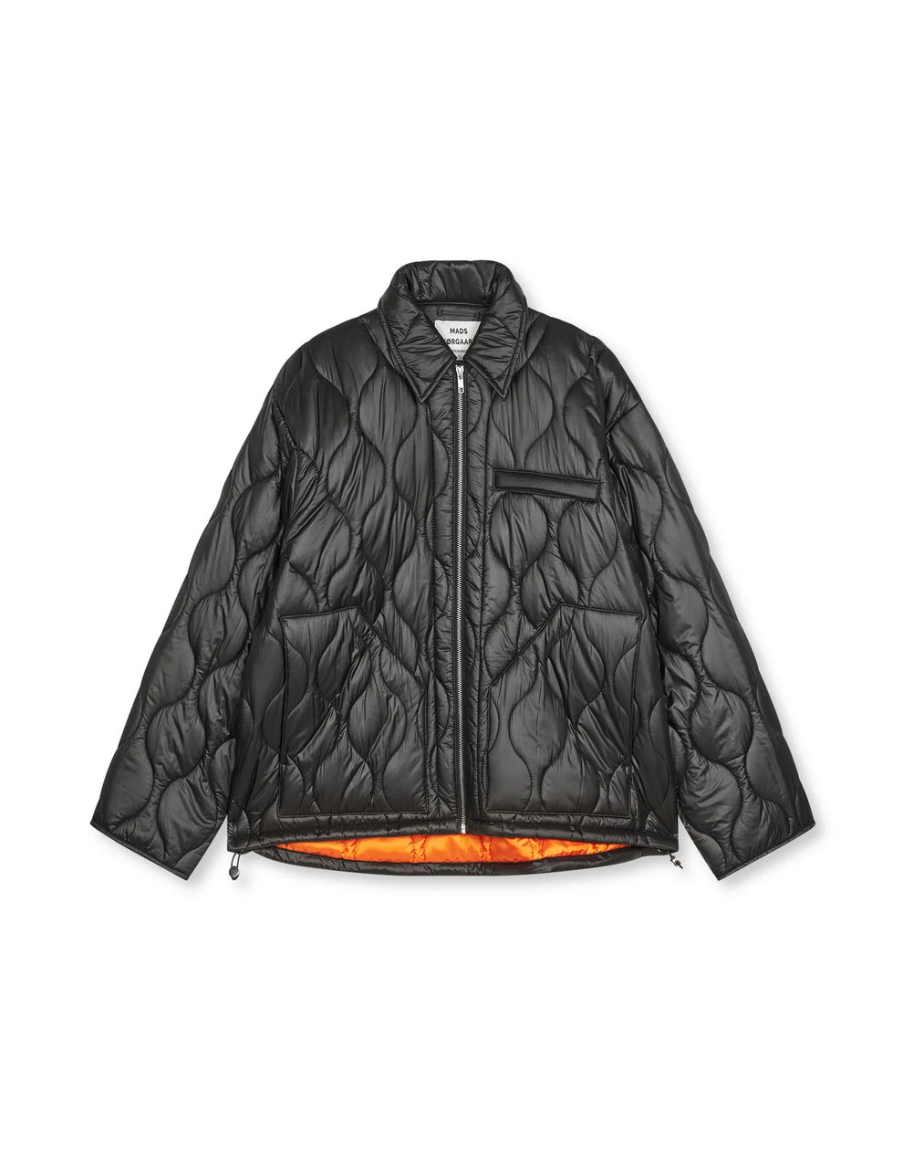 Mads Nørgaard W Shiny Ripstop Flora Jacket Black