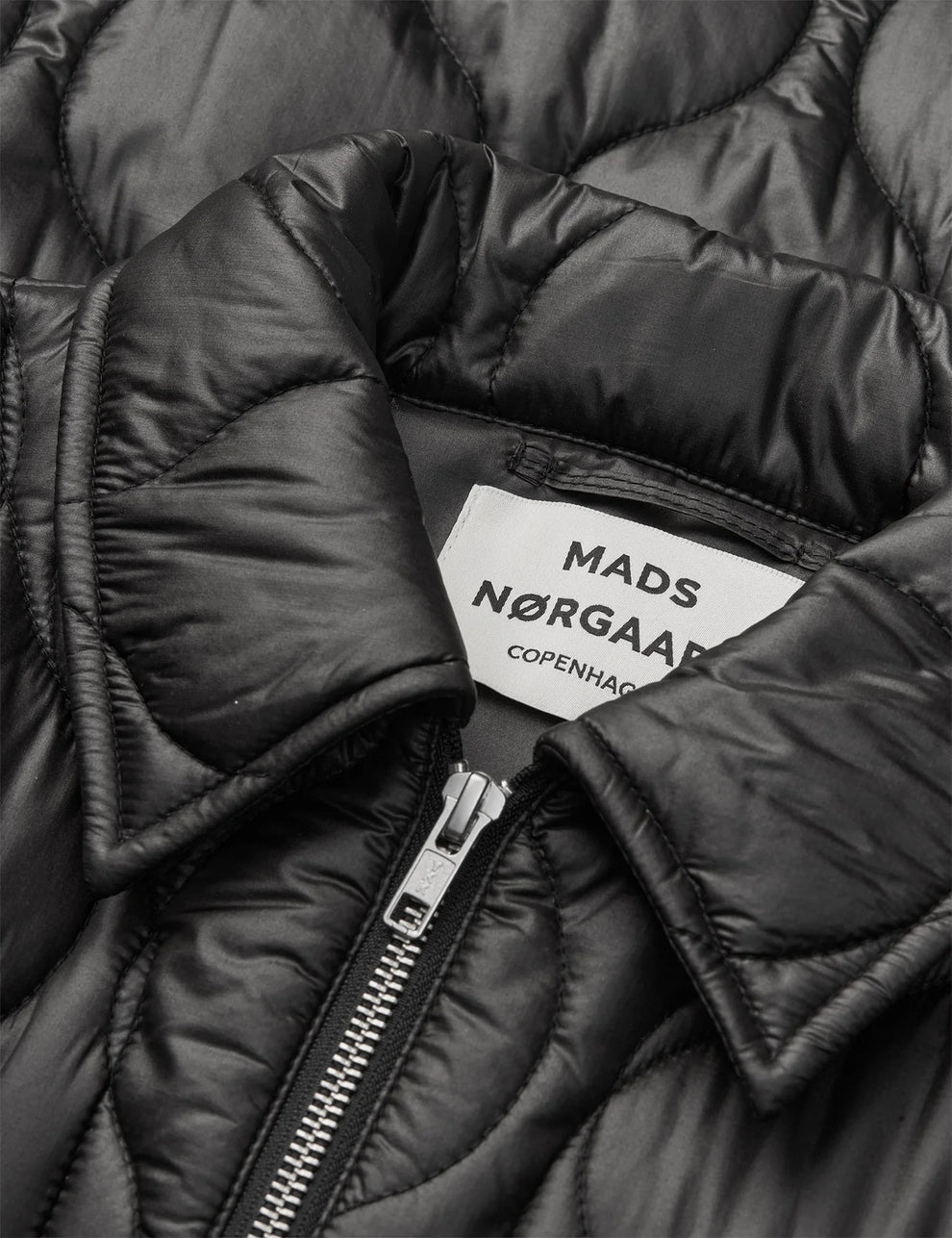 Mads Nørgaard W Shiny Ripstop Flora Jacket Black