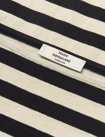 Mads Nørgaard W Pablo Gabi Tee LS Vanilla Ice Black