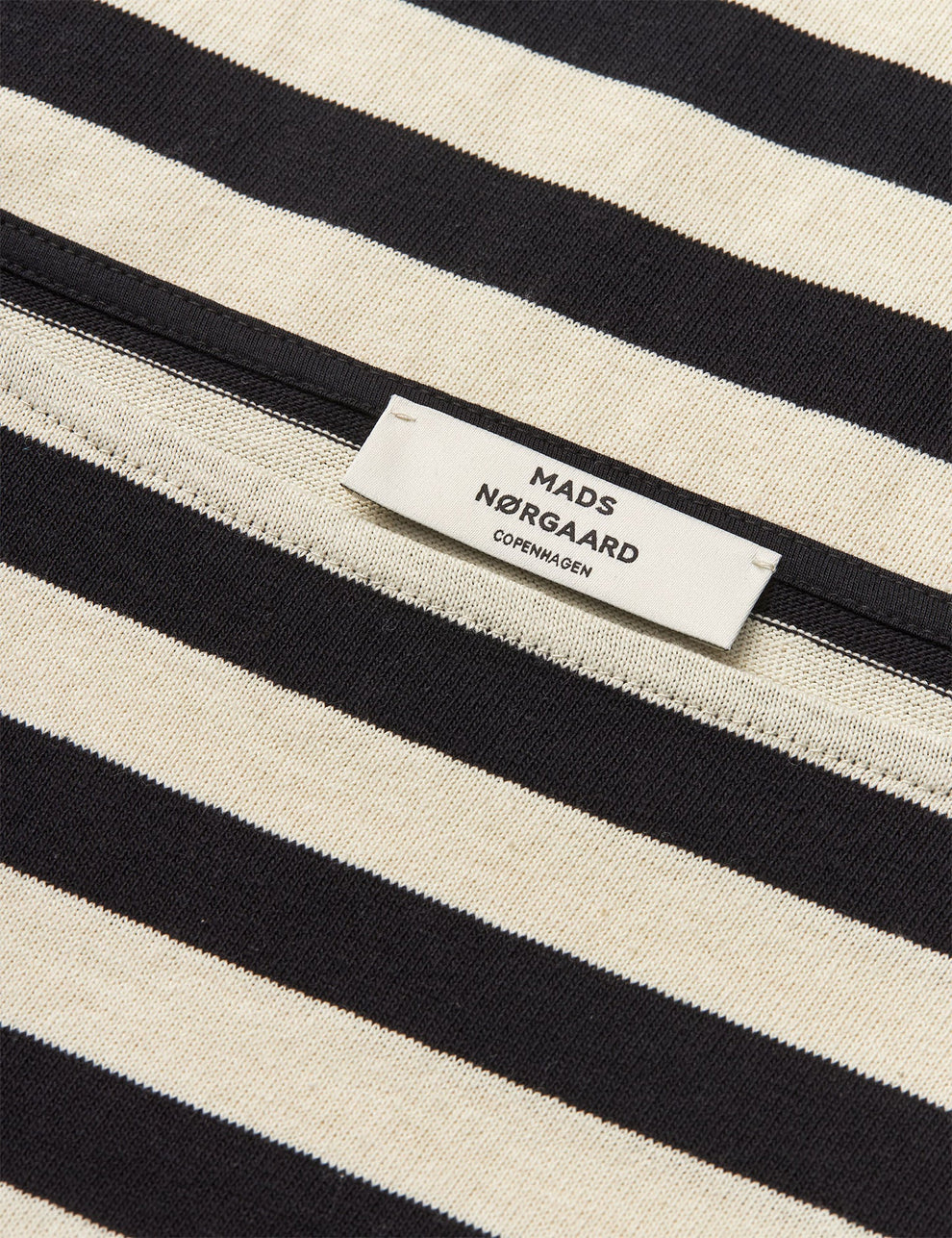 Mads Nørgaard W Pablo Gabi Tee LS Vanilla Ice Black