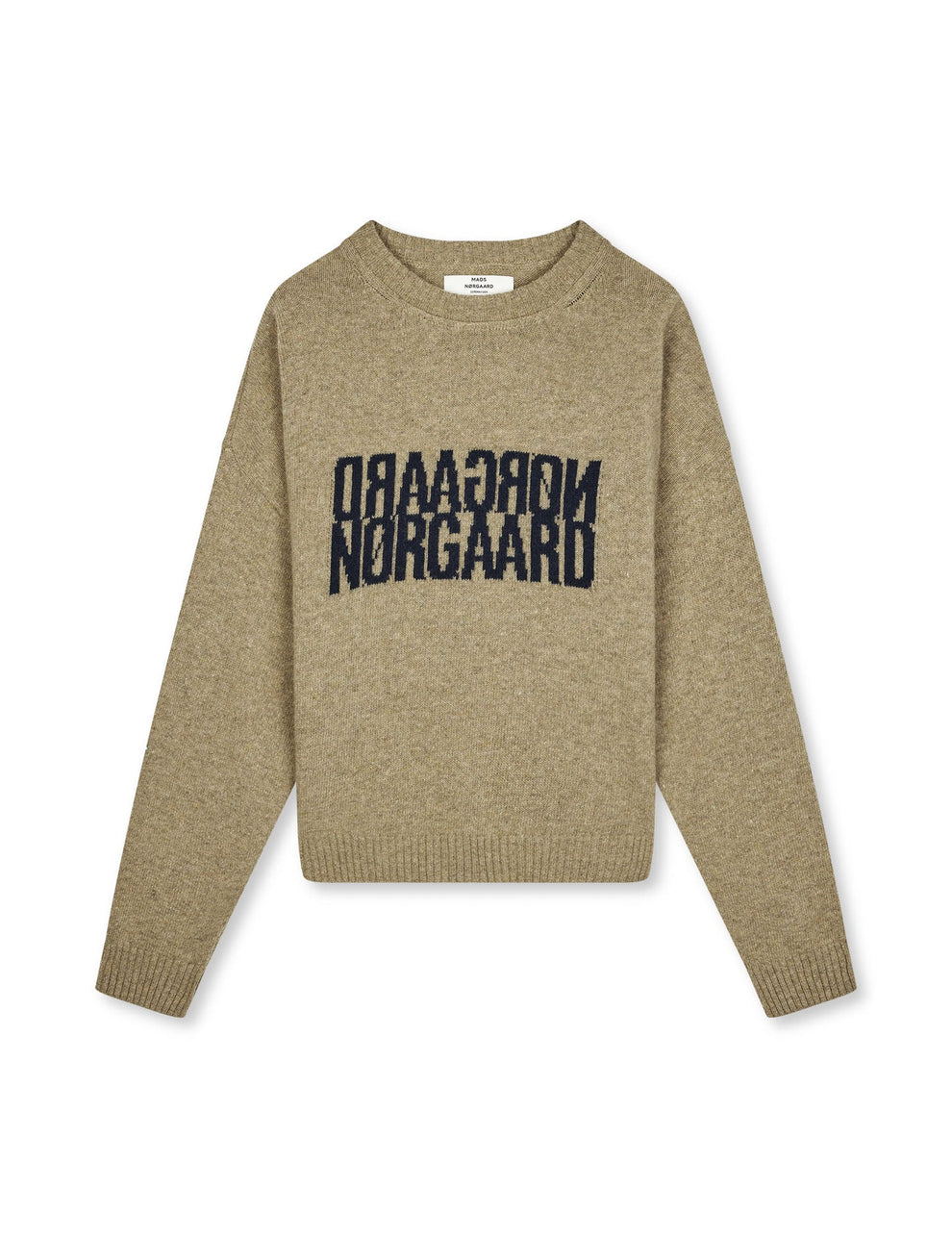 Mads Nørgaard W Yota Knit Tilona Sweater Silver Sage Parisian Night