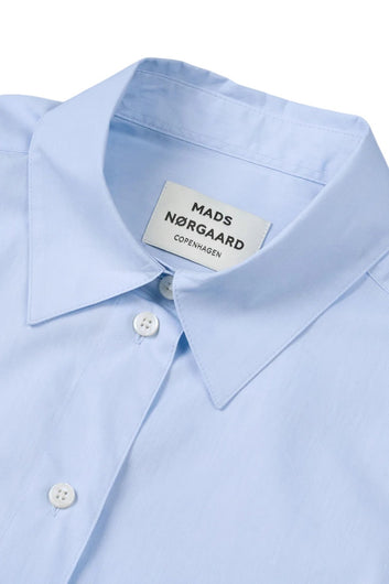 Mads Nørgaard W Carlo Poplin Crelly Shirt Eventide