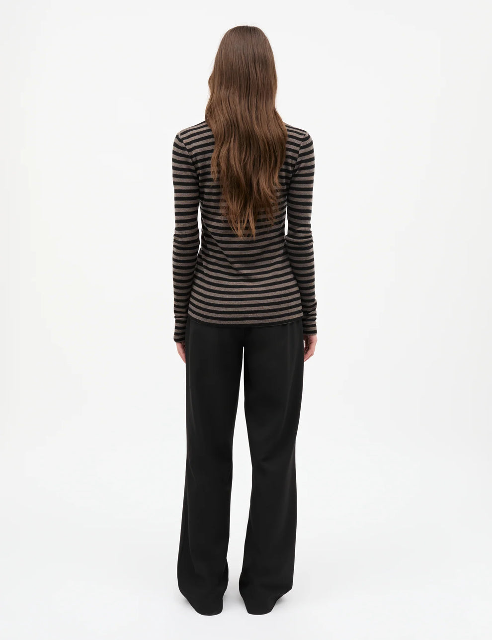 Mads Nørgaard W Fine Wool Sharon Knit Black Cocoa