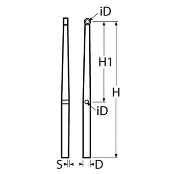 Scepter rustfrit med standard top-øje