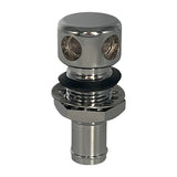 Tankudluftning, Forkromet Messing (ISO 10088) Lige