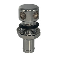 Tankudluftning, Forkromet Messing (ISO 10088) Lige