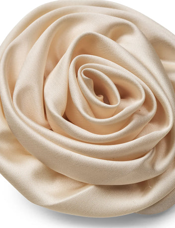 Mads Nørgaard W Rose Brooch Ecru OS