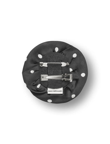 Mads Nørgaard W Rose Brooch Dot Black White OS