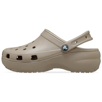 Crocs W Classic Platform Clog Taupe