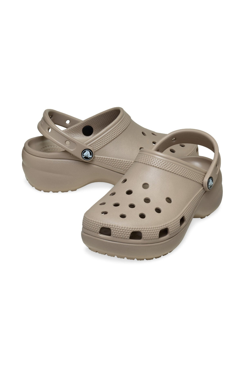 Crocs W Classic Platform Clog Taupe