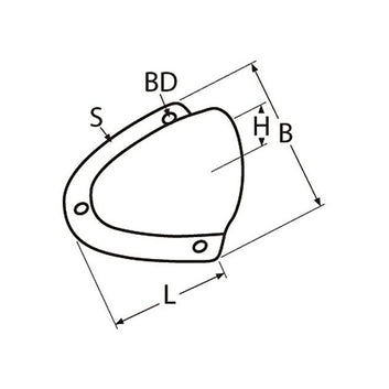 Ventilationsskjold Rund, Rustfri