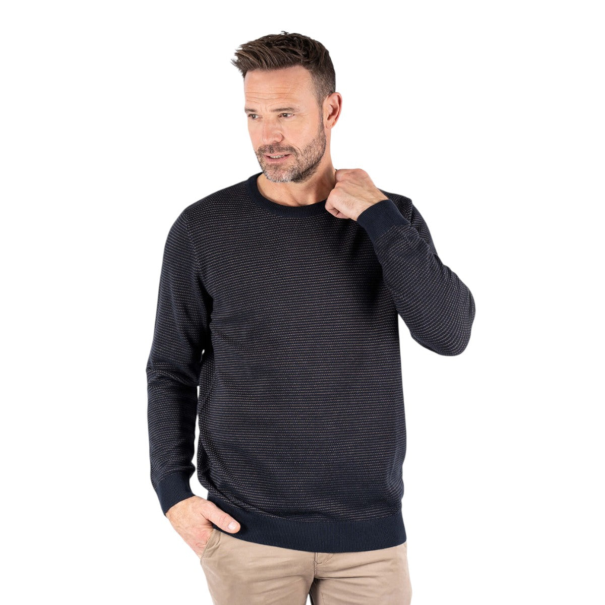 Pre End Viggo O Knitwear Dark Navy