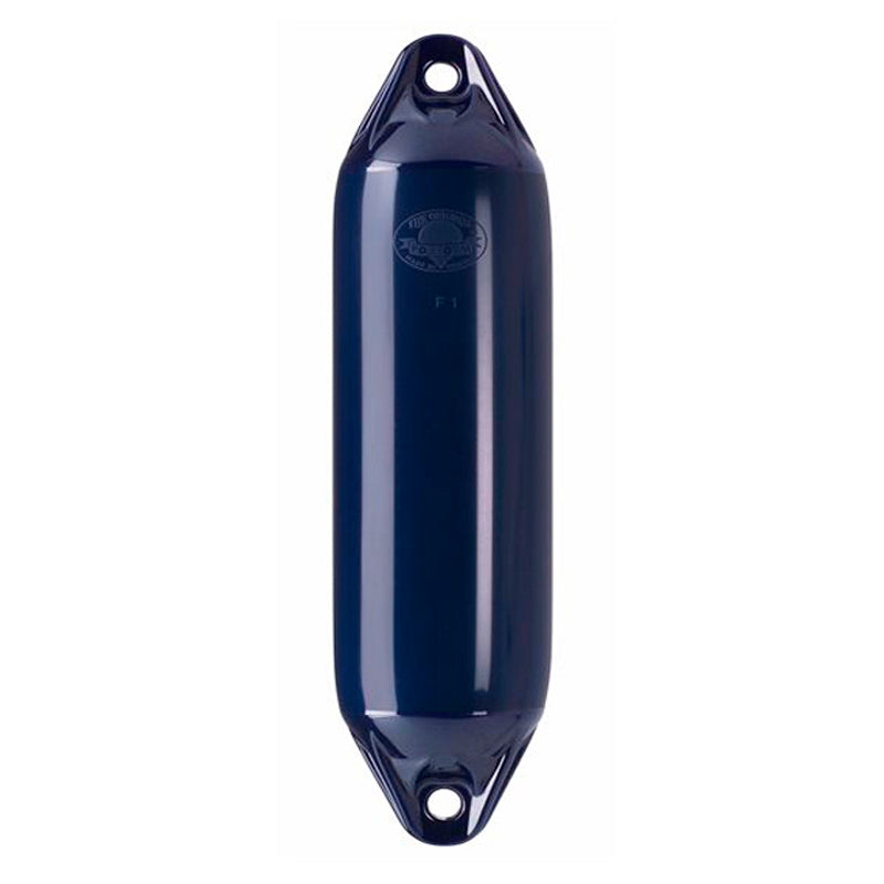 Polyform Fender lang "F" blå med blå/sort top