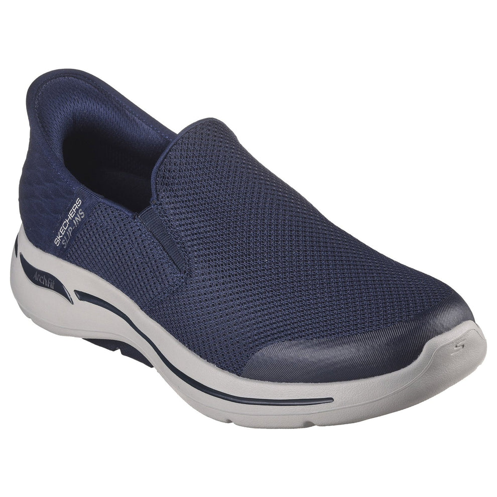Skechers M Go Walk Arch Fit Slip In Navy