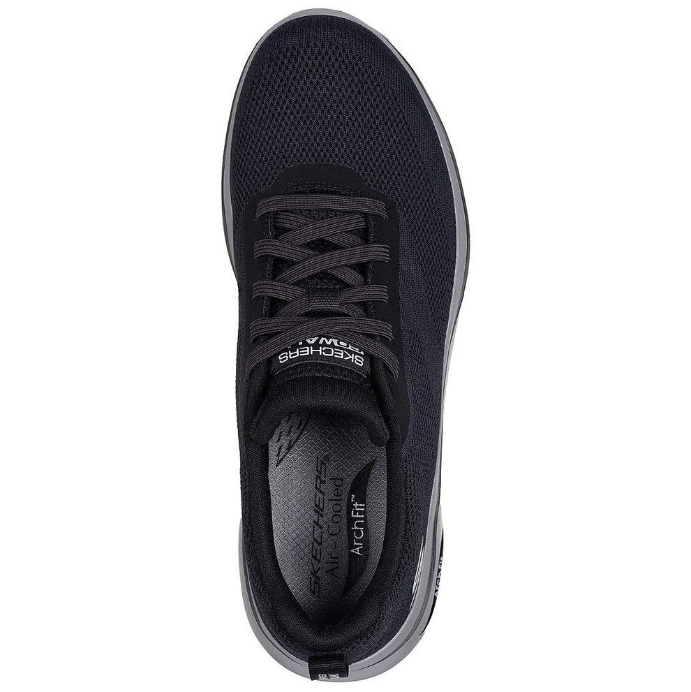 Skechers M Go Walk Arch Fit 2.0 Sneakers - Tempor - Black/Gray