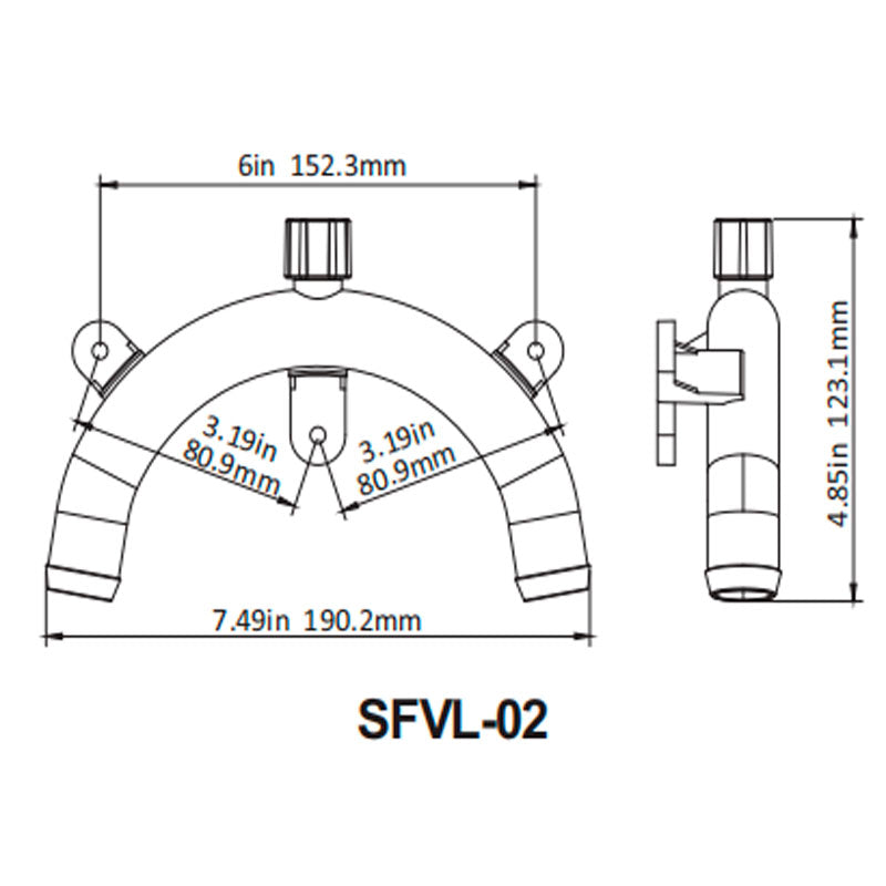 Seaflo Antihævert Vented loops