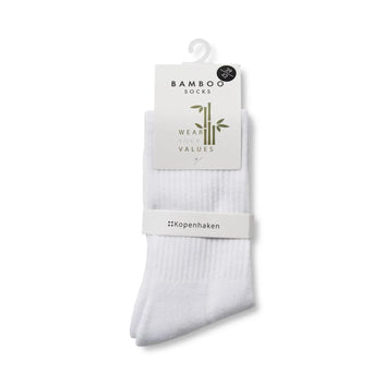 Kopenhaken Thurø Bamboo Tennis Sock 1 Pack White
