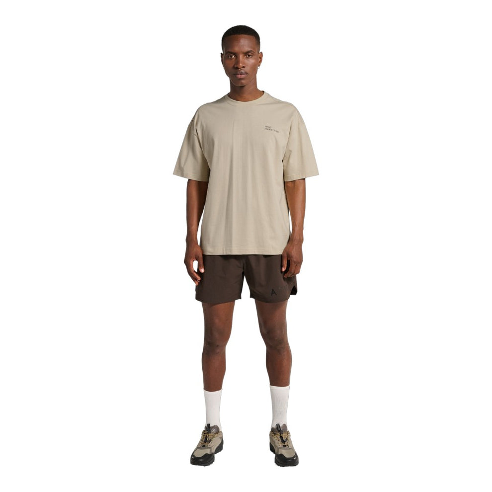 Halo Graphic Boxy T-Shirt Oyster Grey Asphalt