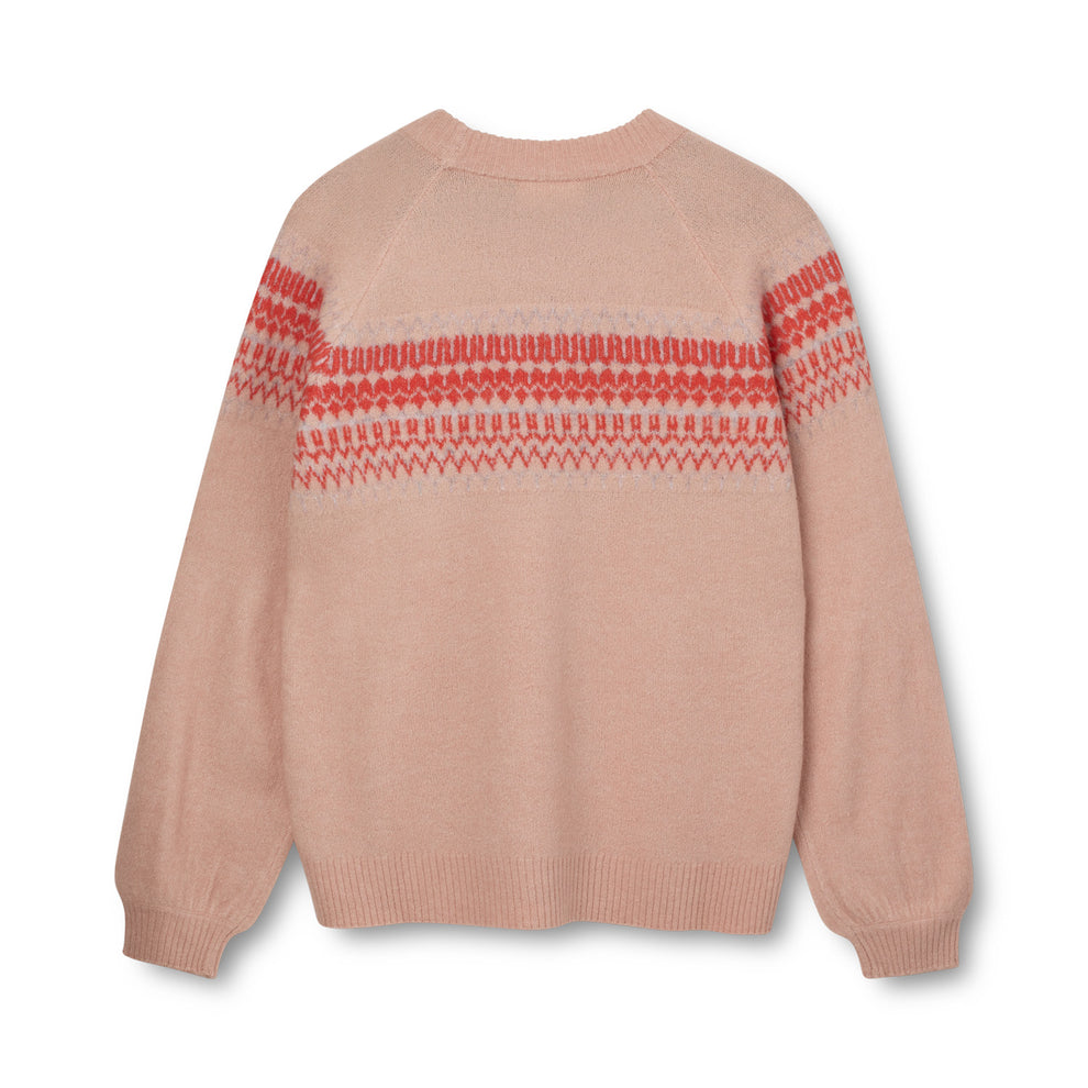 Kopenhaken W Nyhavn Dame Strik Rose Cloud