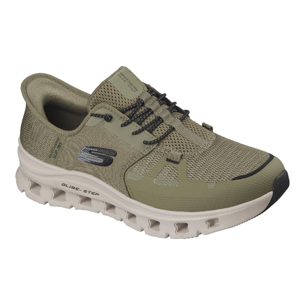 Skechers M Slip Ins Glide Step Pro Olive Black