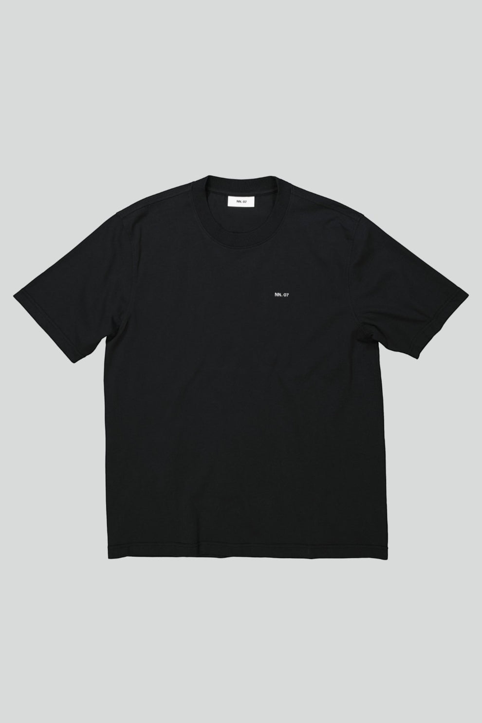 NN07 M Adam EMB T-Shirt 3209 999 Black