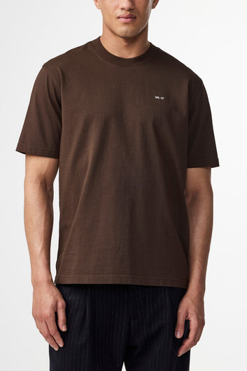 NN07 Adam EMB T-shirt 3209 Demitasse
