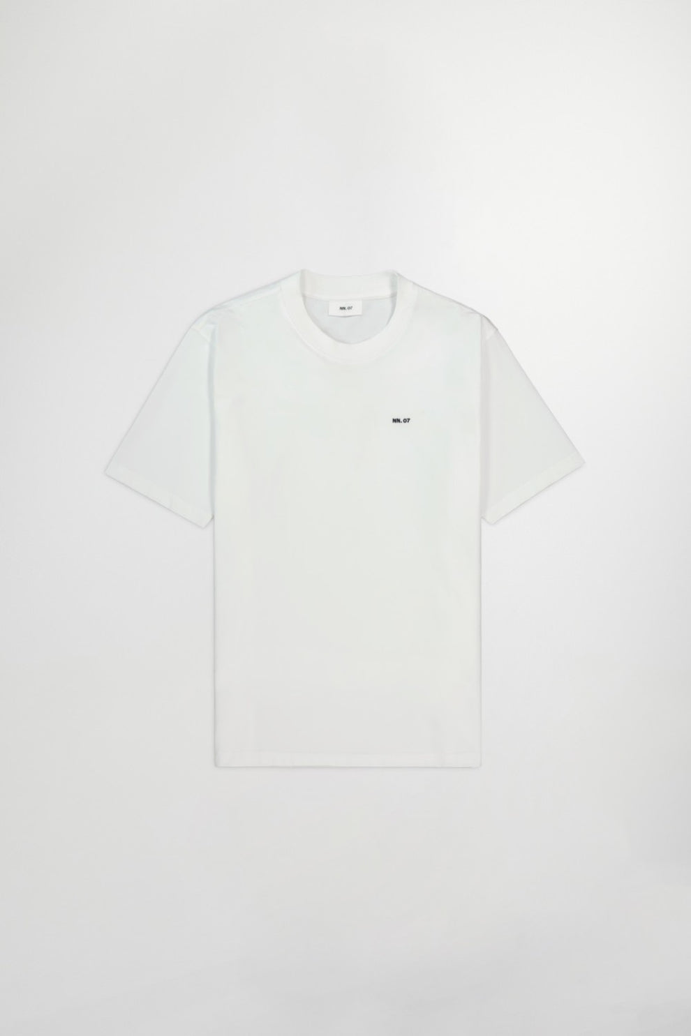 NN07 M Adam EMB T-Shirt 3209 White