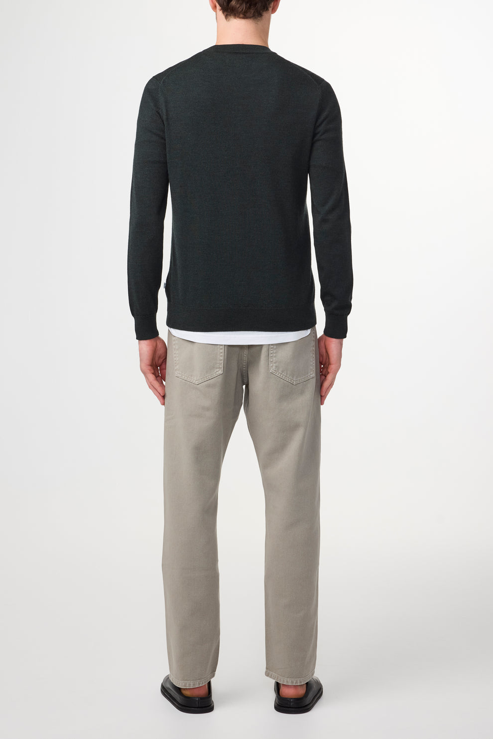 NN07 M Ted 6605 Sweater Dark Army