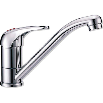 Vandhane forkromet et-grebs mixer
