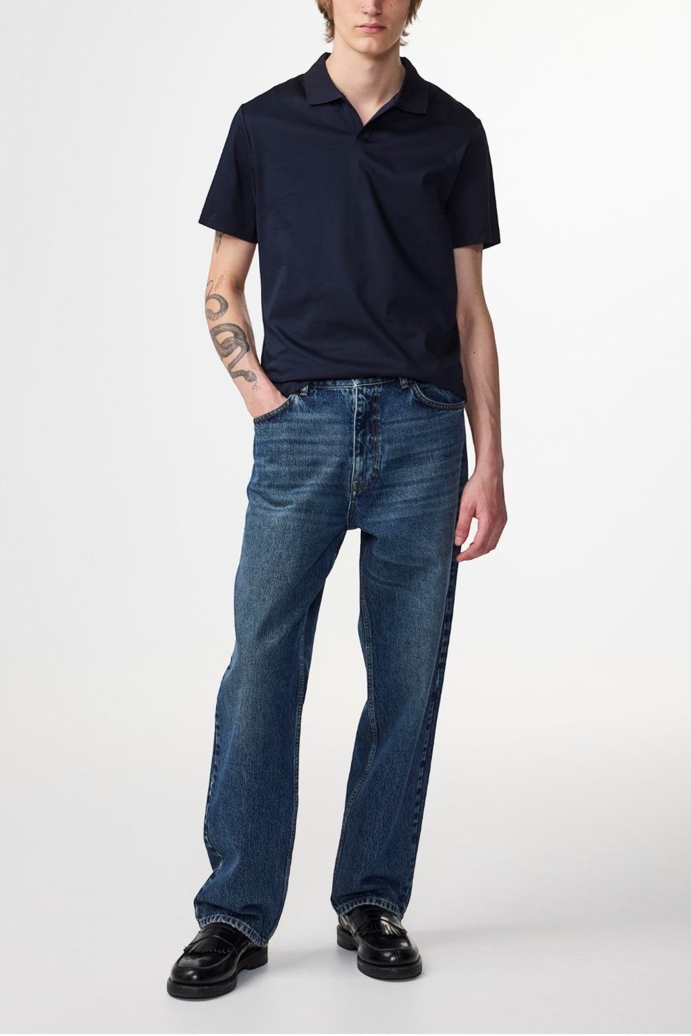 NN07 Paul SS Polo 3525 Navy Blue