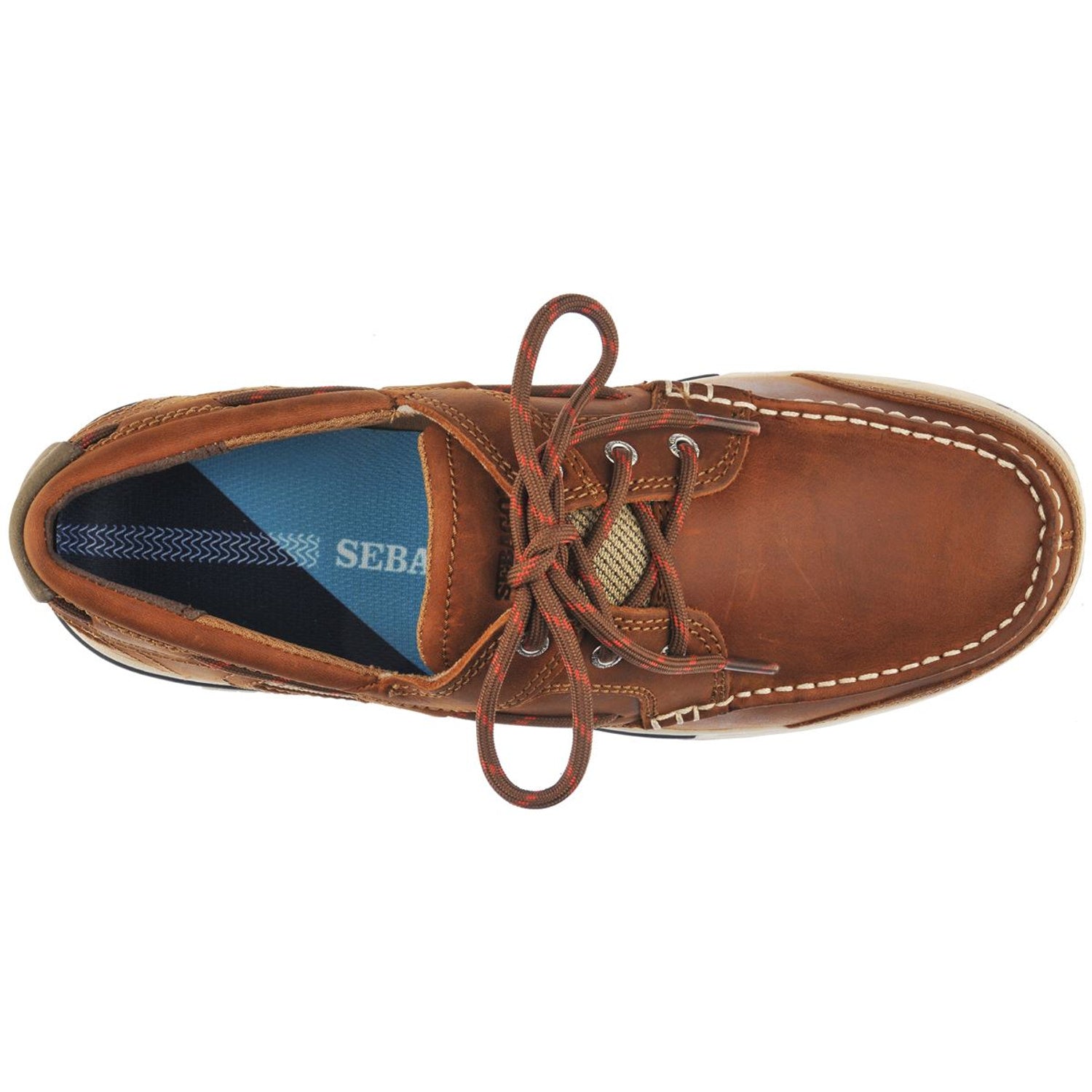 Sebago M Triton Three Eye Sejlersko Brown Cinnamon