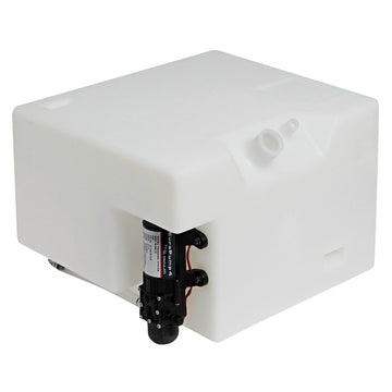 Vandtank m/trykvandspumpe hvid, 32L