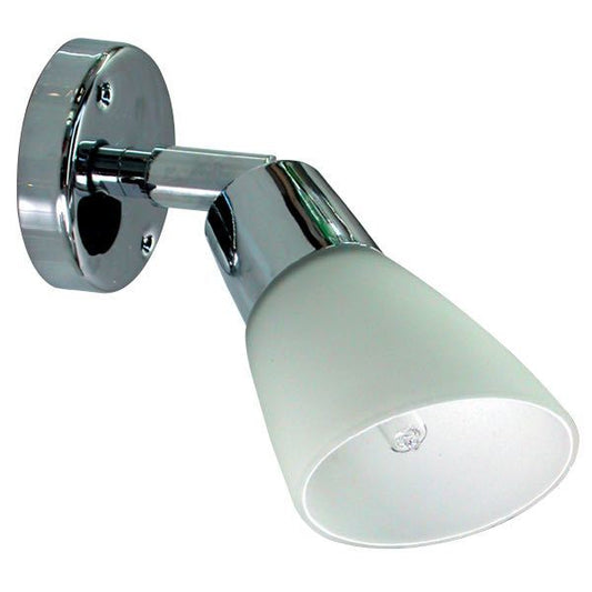 Køjelampe LED 12V Krom Svirvel Fod