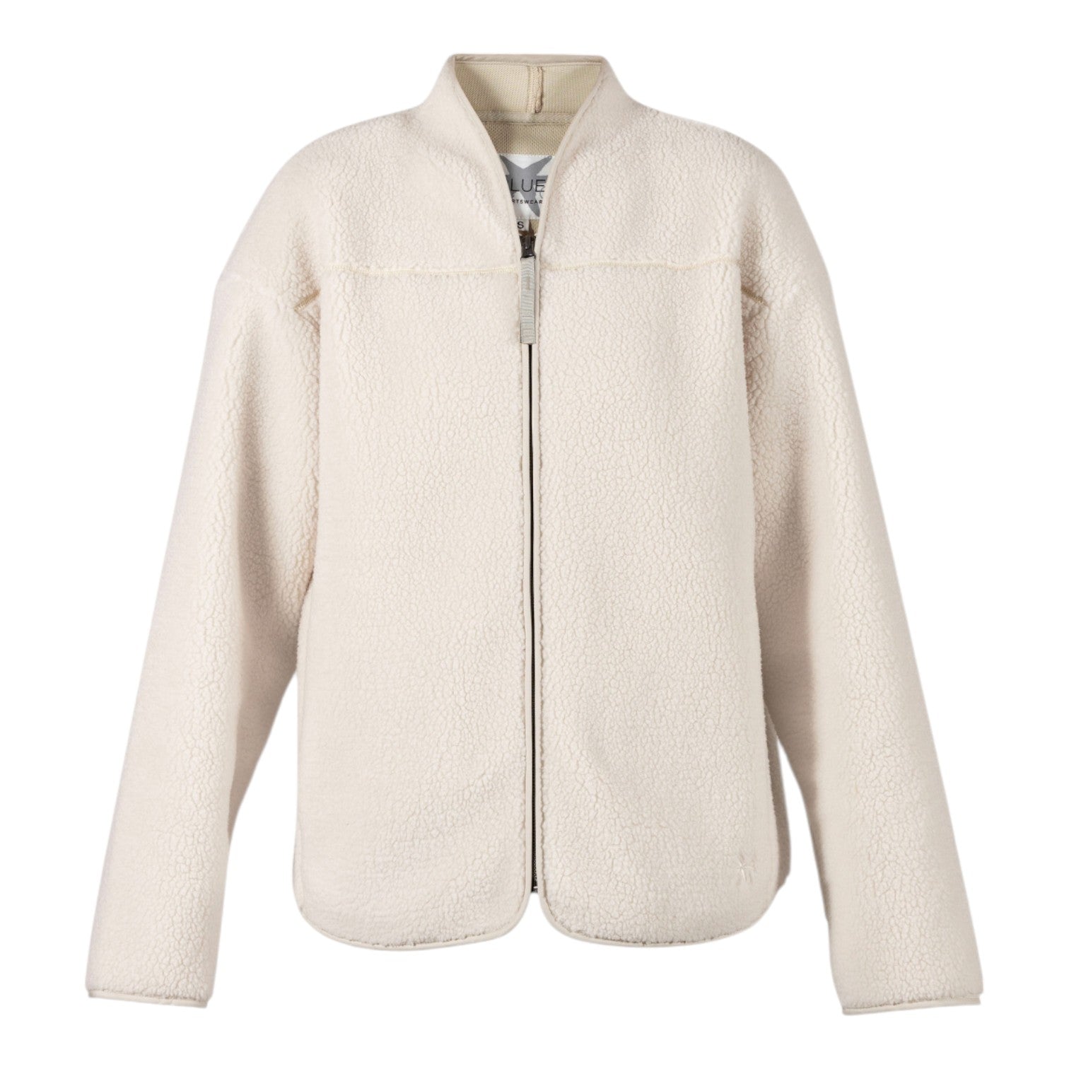 Blue Sportswear W Delta Teddyfleece Jacket Cream