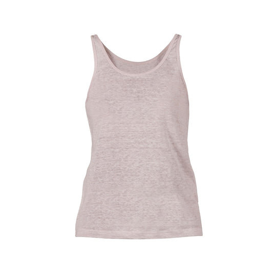 Blue Sportswear W Doris Linen Tank Top Soft Rose