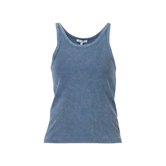 Blue Sportswear W Delia Denim Tank Top Denim Blue