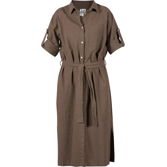 Blue Sportswear W Dixi Cot/Lin Dress Bark
