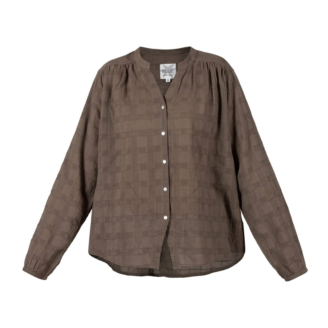 Blue Sportswear Dalena Check Shirt Bark