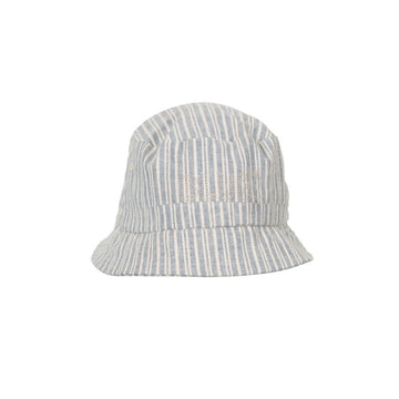 Blue Sportswear Abella Stripes Bucket Hat Iron Blue W/Chalk