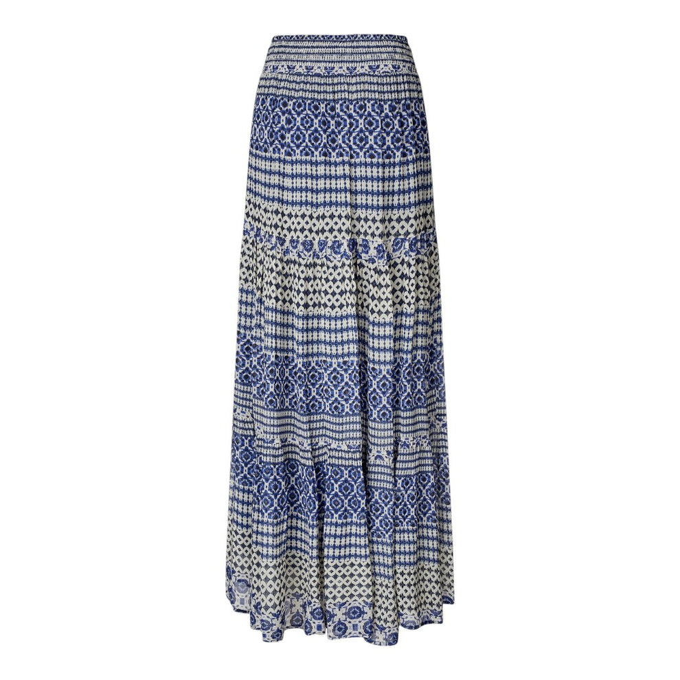 Lollys Laundry W Diamond Maxi Skirt Blue