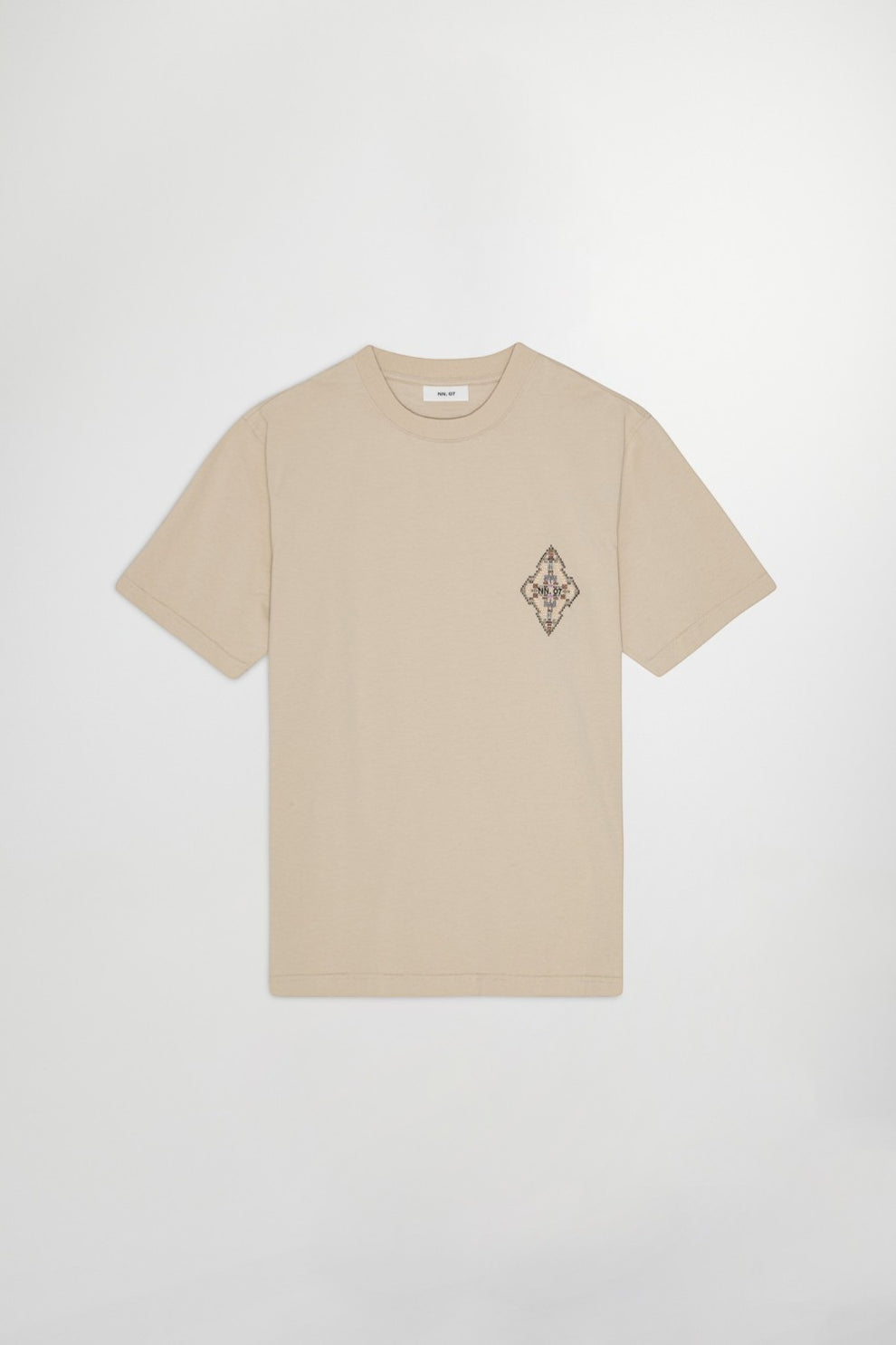 NN07 Adam EMB T-shirt 3209 T-shirt Ivory