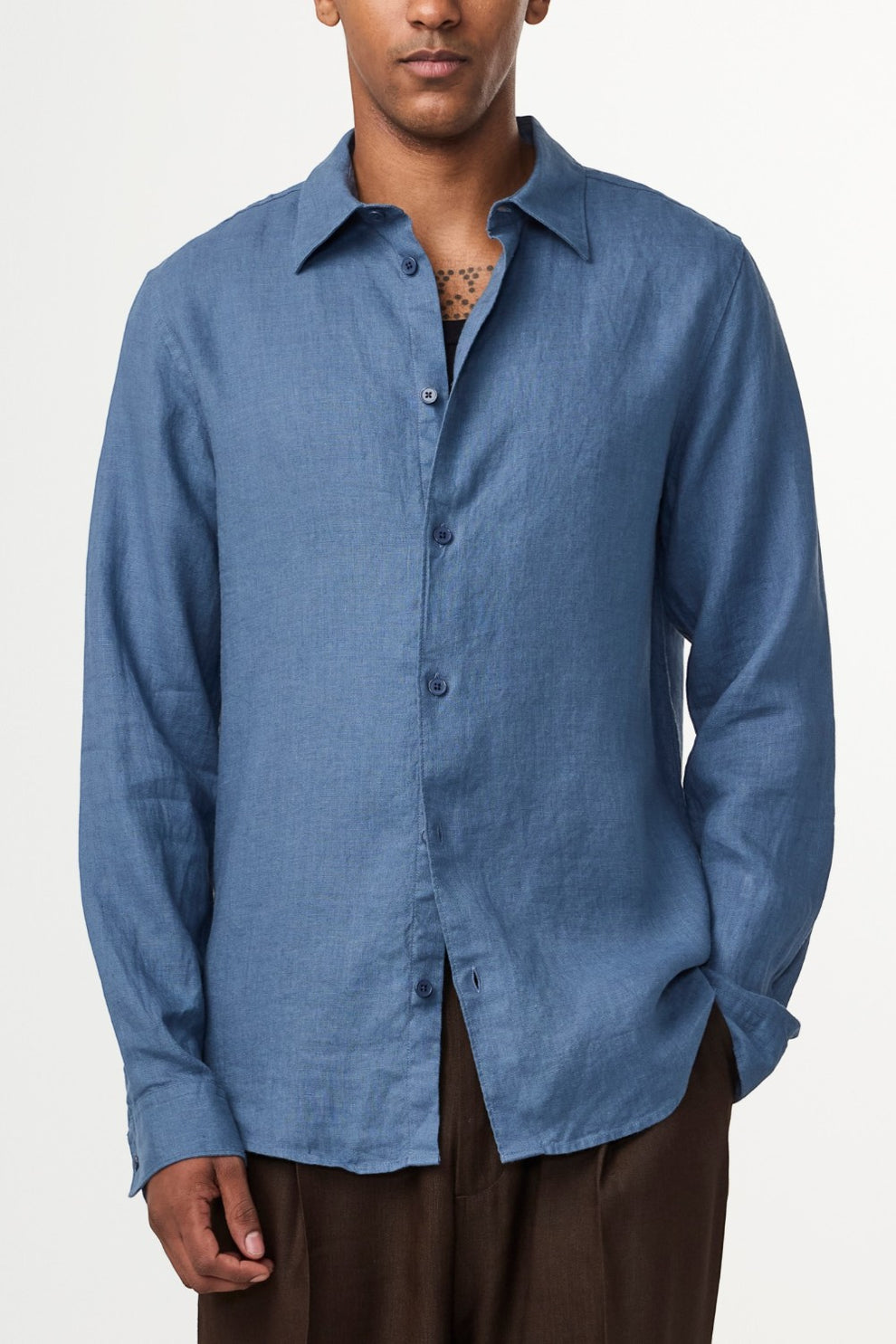 NN07 Enzo Shirt 5708 Skjorte Bering Sea