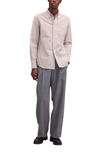 NN07 Colby BD Skjorte Terracotta Stripe