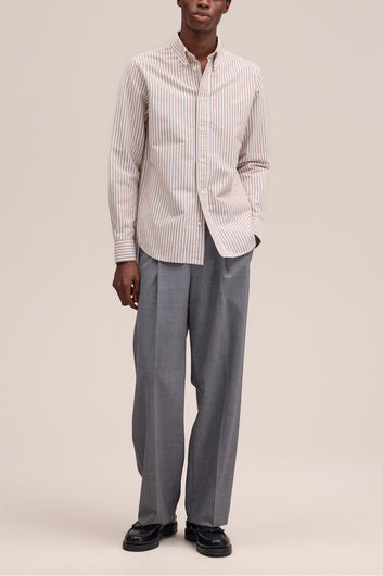 NN07 Colby BD Skjorte Terracotta Stripe