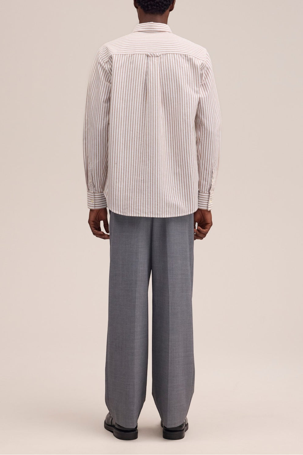 NN07 Colby BD Skjorte Terracotta Stripe