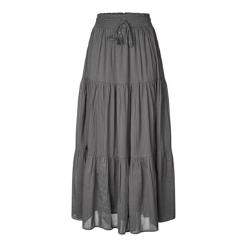Lollys Laundry DiamondLL Maxi Skirt Washed Black